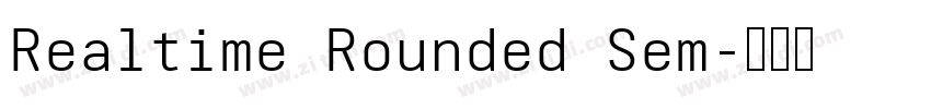 Realtime Rounded Sem字体转换